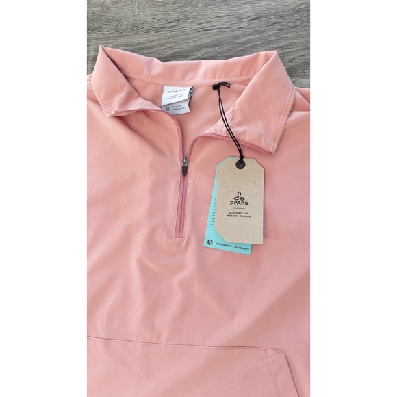 New prAna Railay Pullover Women's Topper Size XL Cloud Blush Pink - Picture 3 of 16